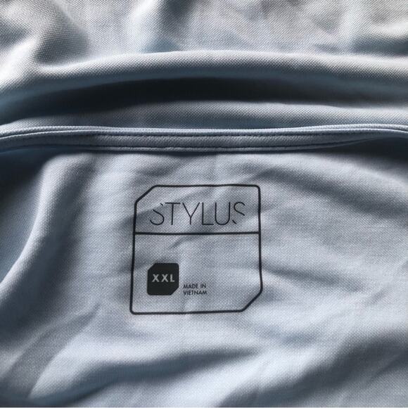 Stylus NWT Comfortable Modal Polyester Tank, Light Blue, Extra Extra Large - Picture 6 of 12